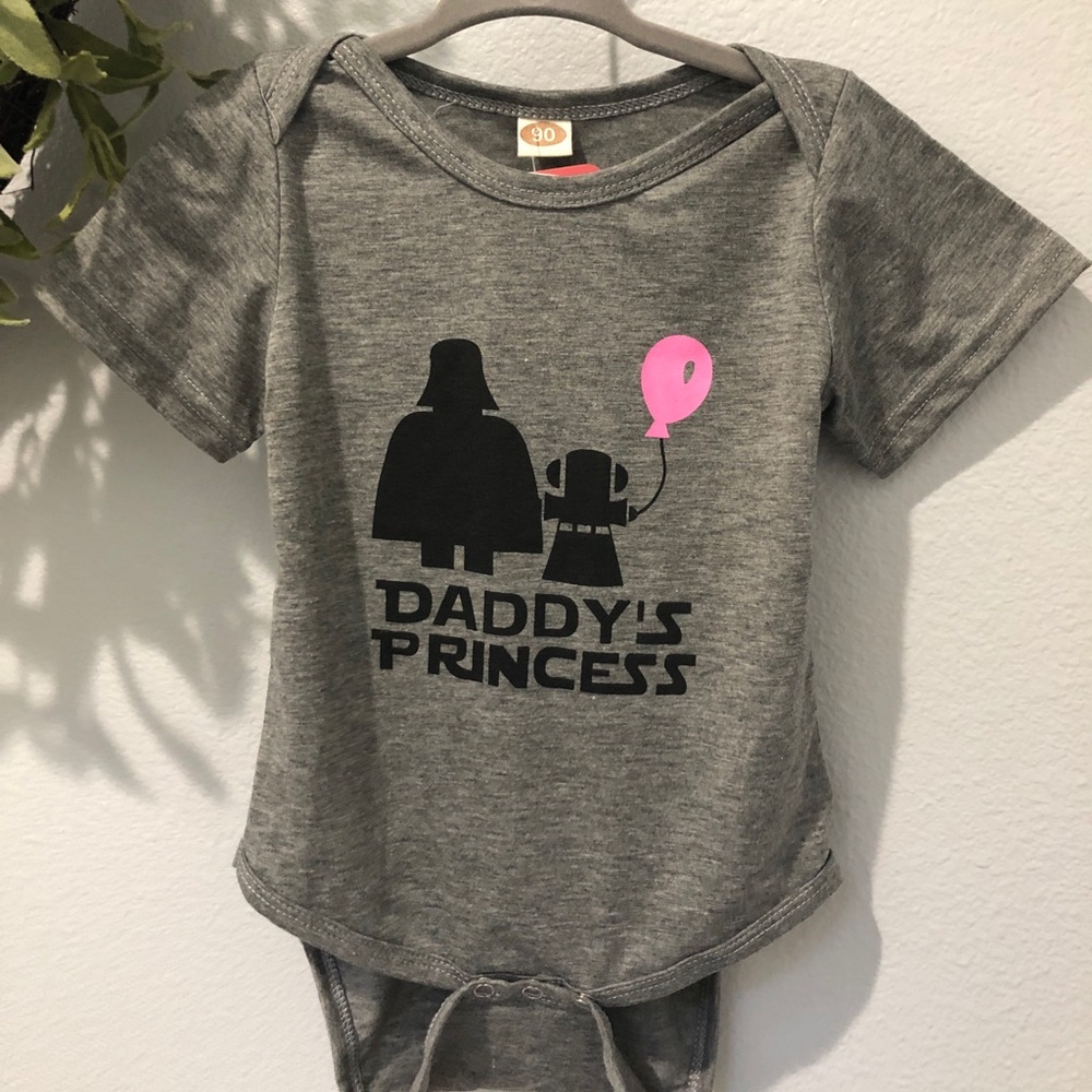 Adorable baby girl onsie